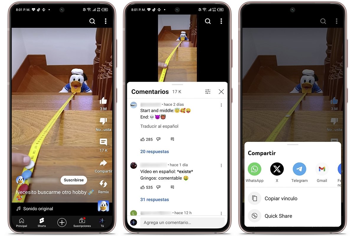 YouTube Shorts una herramienta similar a TikTok de vídeos cortos