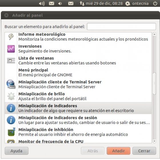 Botón volumen Ubuntu