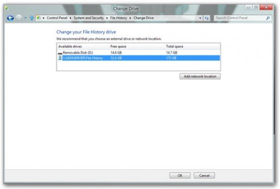 Cómo usar el historial de archivos de W8 - 5