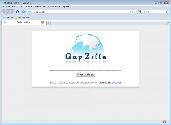 Vista de QupZilla
