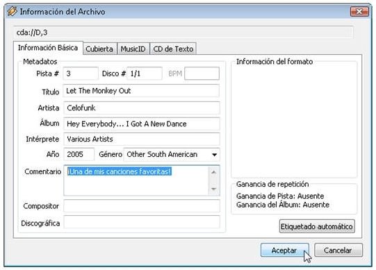Ripear CDs de audio con Winamp - 3