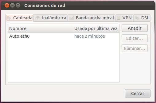 Conexiones en red en Ubuntu