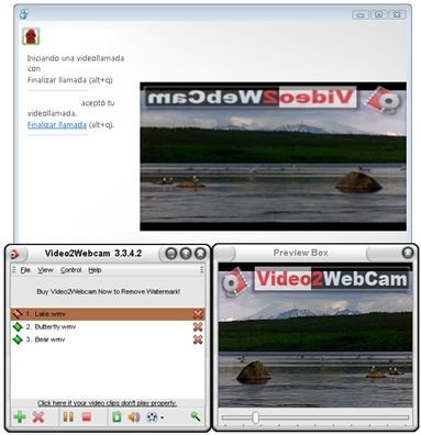 Mostrar vídeo en lugar de una webcam - 3