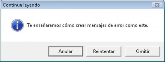 Mensajes de error - 1