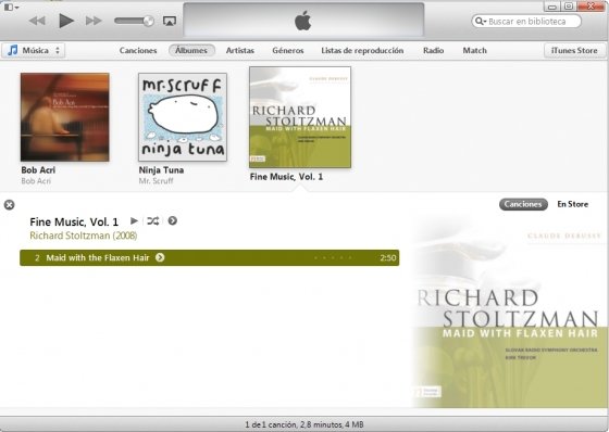 Librería de iTunes 11