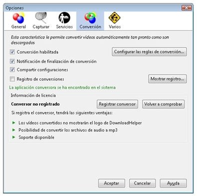 Conversor ConvertHelper instalado