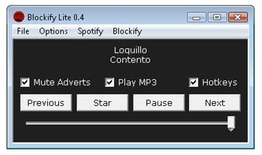 Herramienta para enmudecer Spotify cuando se detecta una cuña publicitaria