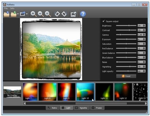 Efecto Light aplicado sobre la imagen