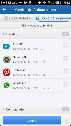 Desinstalar y mover aplicaciones de Android