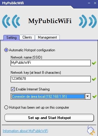 Convertir ordenador en un punto de acceso WiFi