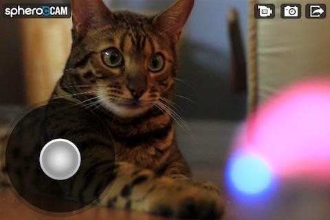 Cámara de fotos y vídeo integrada en Sphero