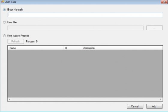 Selección de tareas a bloquear con Task Blocker
