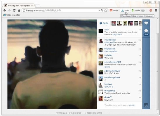 Vídeo a descargar de Instagram