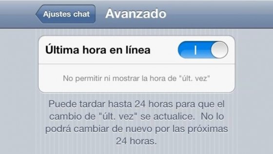 Cambiar hora de conexión en WhatsApp para iPhone