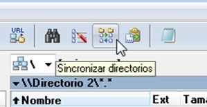 Botón para sincronizar directorios en Total Commander