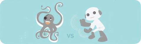Imagen promocional que compara la domótuica antes y después de Dymotics