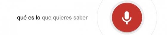 Cuando se vea el micrófono rojo en grande se puede hablar
