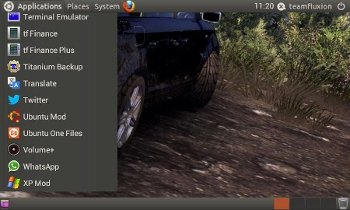 Android con apariencia de la distribución Ubuntu de Linux