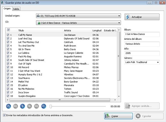Extraer audio