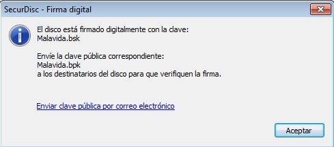 SecurDisc Firma digital