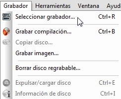 Seleccionar grabador