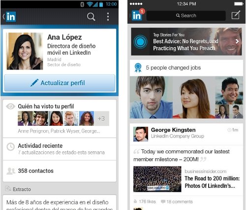 LinkedIn móvil