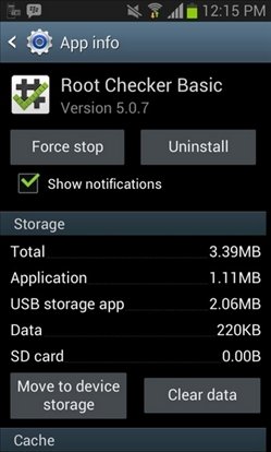 Move to device storage AppMgr III