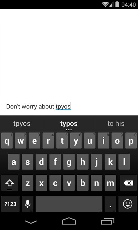 Teclado de Google para teléfonos Android