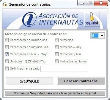 Generador de contraseñas sirve para crear passwords seguras
