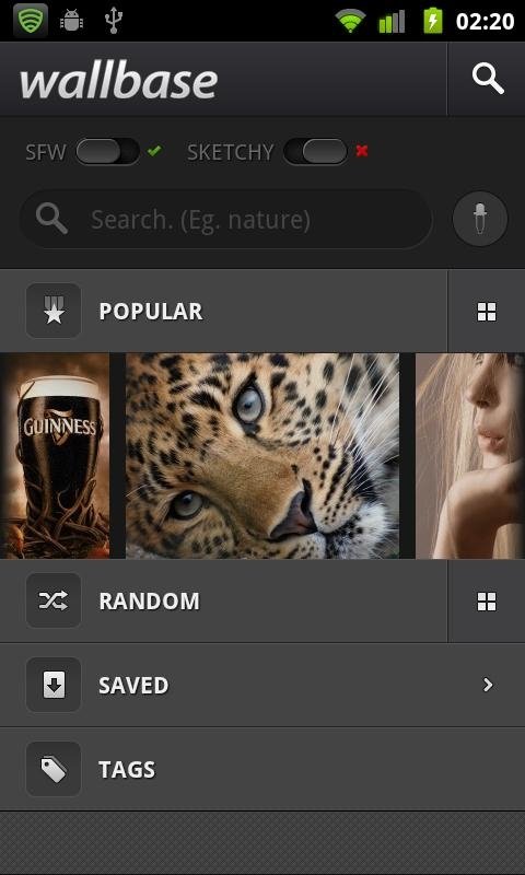 Wallbase para Android