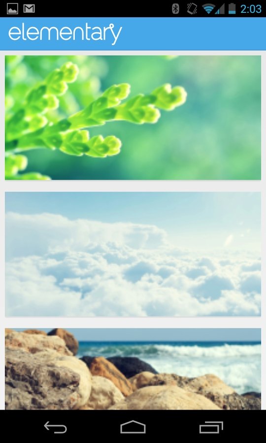 elementary Wallpaper para Android