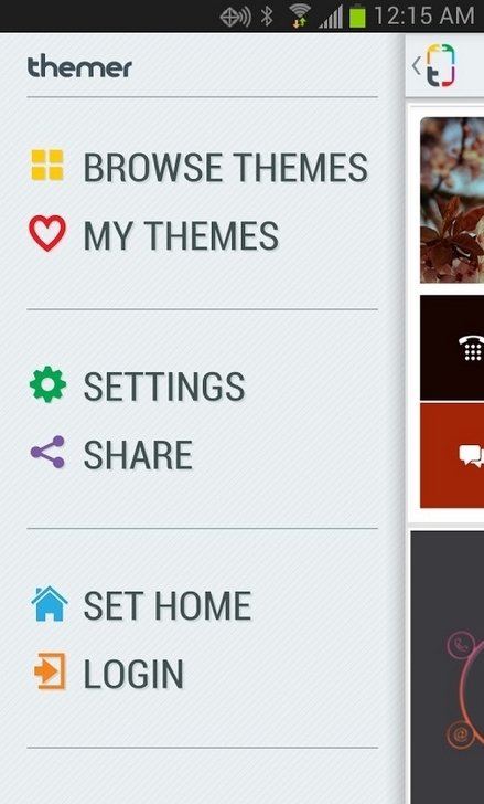 Themer wallpapers para Android