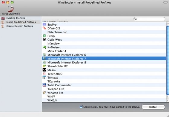 WineBottler puede hacer que ejecutes aplicaciones de Windows en Mac