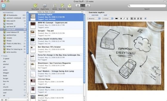 Evernote te permite no olvidar ideas ni tareas pendientes