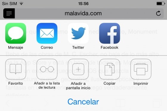 Guarda páginas para leer luego con Safari