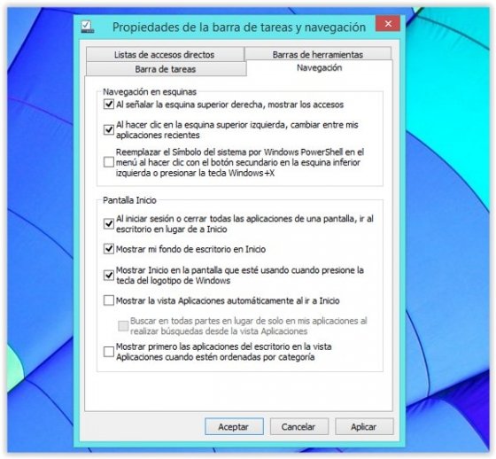 Escritorio de Windows 8.1
