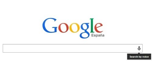 Cómo realizar una búsqueda de voz desde la página de Google España