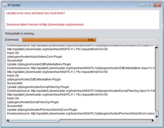 Actualizando JDownloader a NIGHTLY