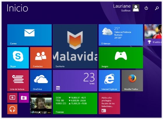 Modern UI de Windows 8.1