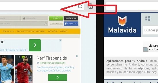 Cambio rápido entre pestañas