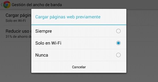 Precarga de páginas