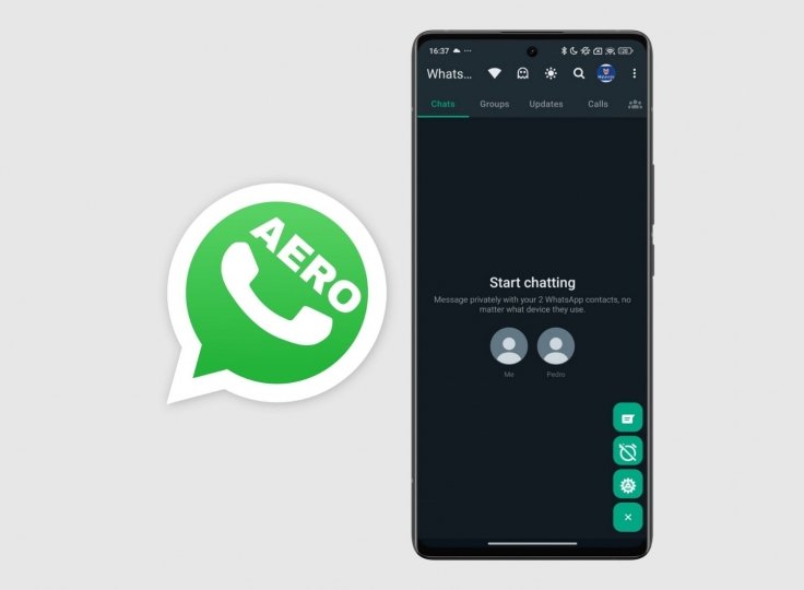 WhatsApp Aero en un móvil Android