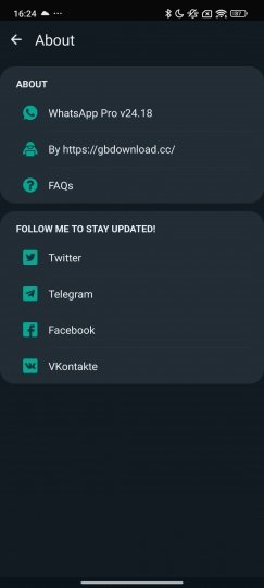 Acerca de JTWhatsApp (nombrado como WhatsApp Pro)