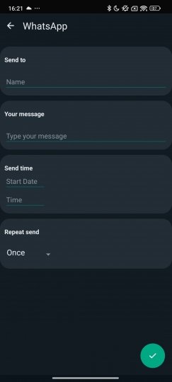 Programador de mensajes de JTWhatsApp