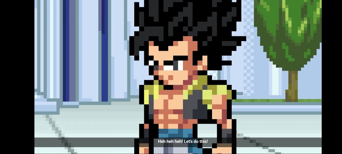 Pantalla de presentación de Gogeta en Z Legends 3