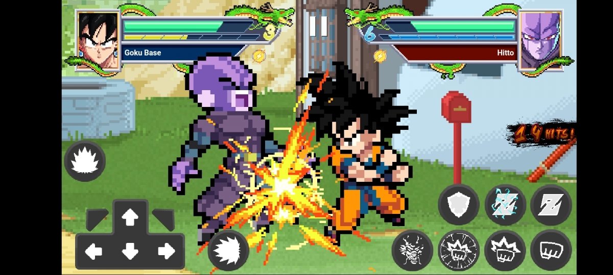 Batalla de Goku contra Hiito en Z Legends 3