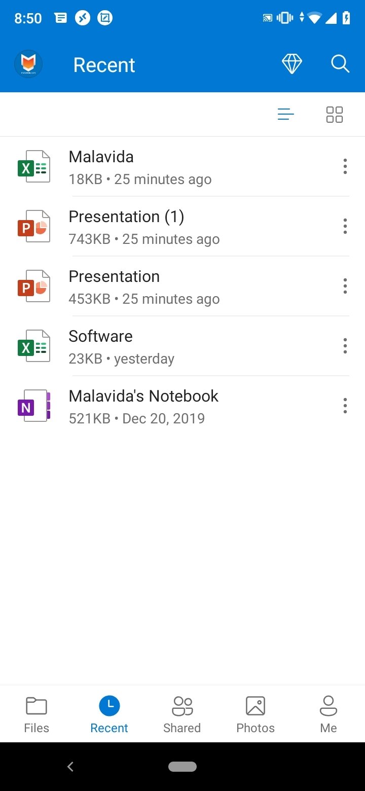 onedrive download android