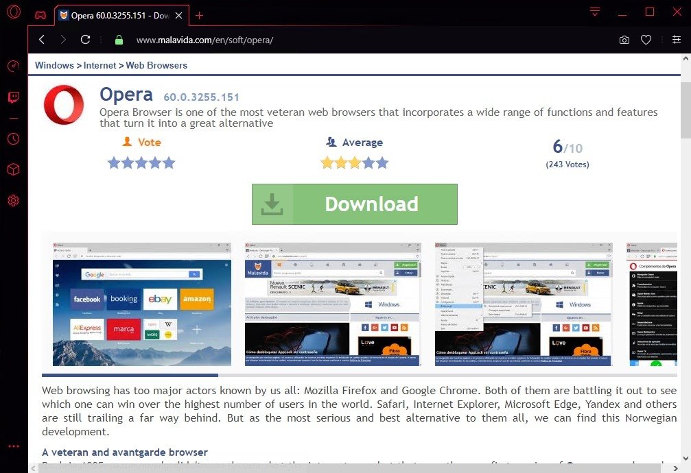 opera gx download linux