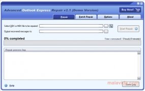 Advanced Outlook Express Repair imagen 2 Thumbnail