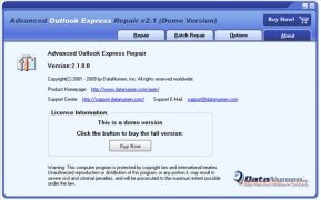 Advanced Outlook Express Repair imagen 4 Thumbnail